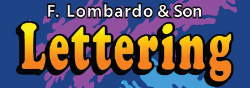 F. Lombardo & Son Lettering Logo